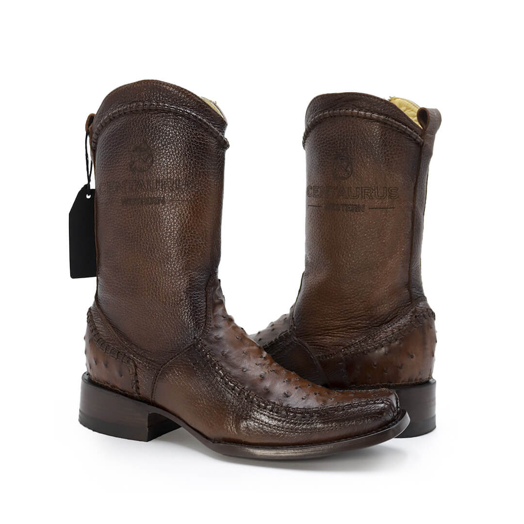 Original leather cowboy boot, Herringbone model