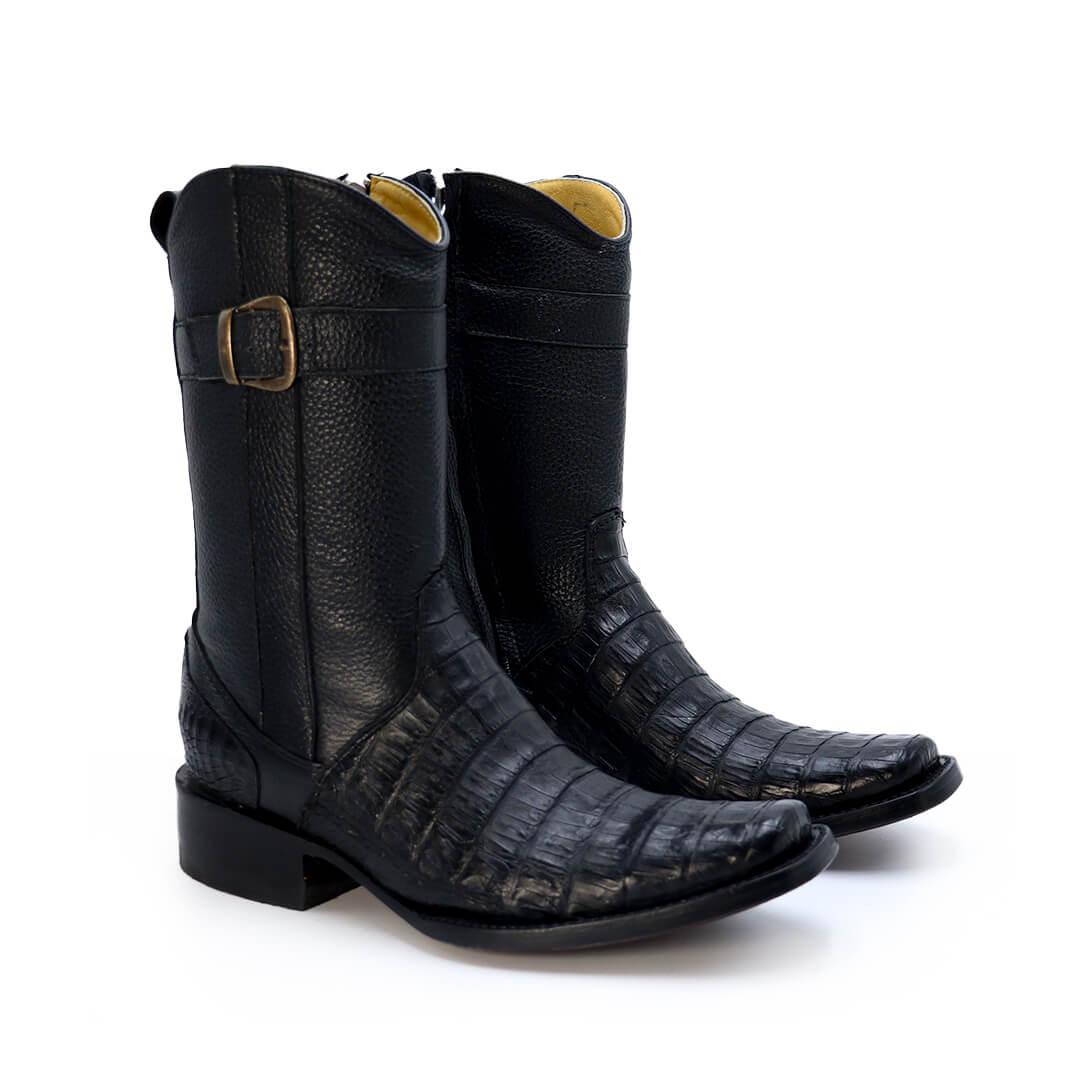 Crocodile skin cowboy boot, Fenix model