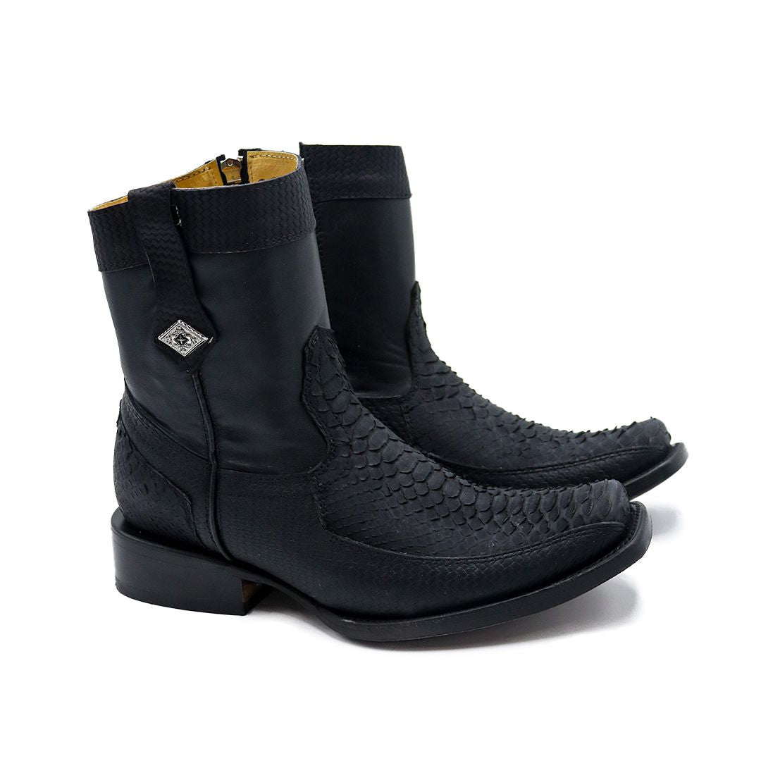 Botín vaquero en piel original pitón modelo Horizon