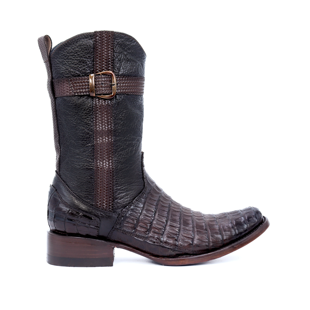 Bota vaquera en piel de cocodrilo original modelo Fenix