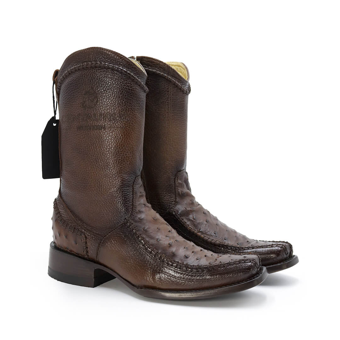 Original leather cowboy boot, Herringbone model