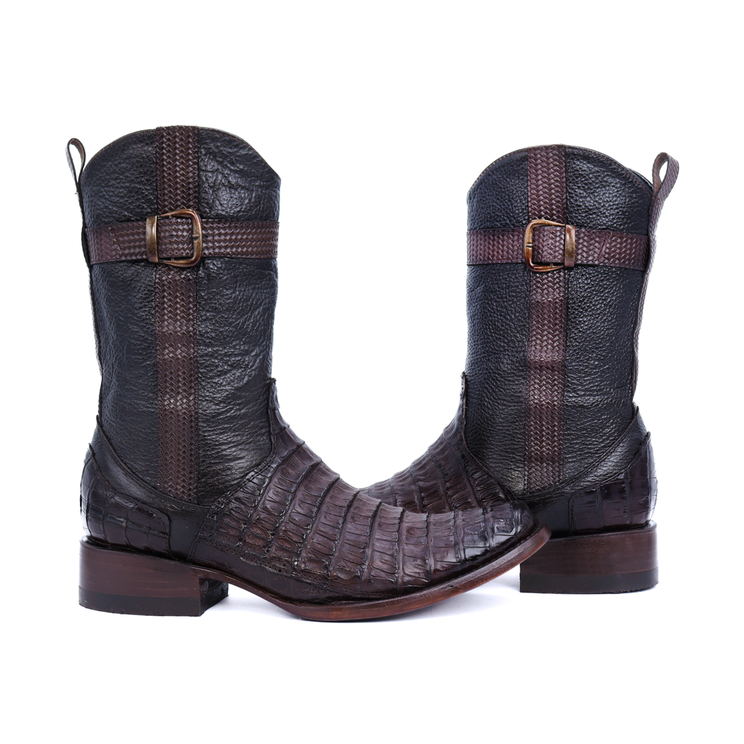 Original crocodile leather cowboy boot, Fenix model