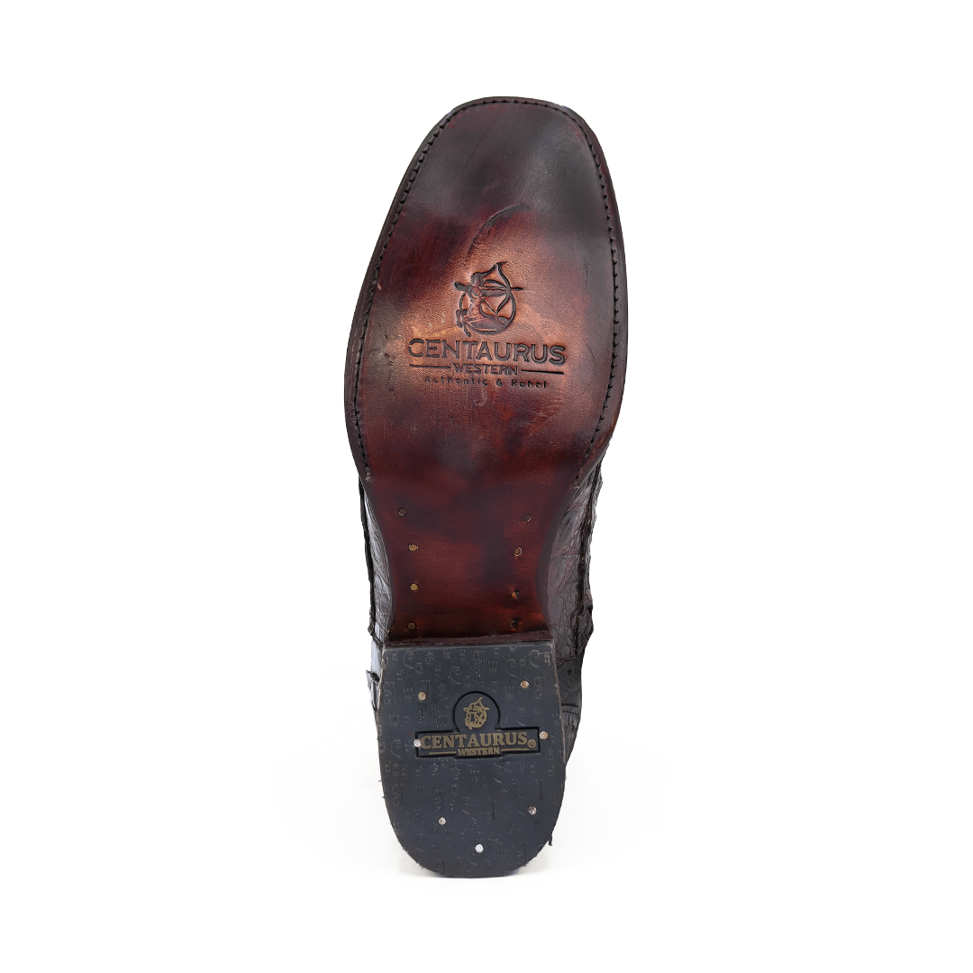 Original crocodile leather cowboy boot, Fenix model