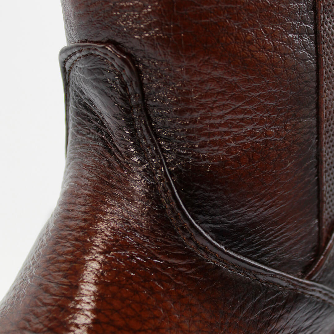 Bota Vaquera Modelo Brandy en Piel de Venado Original