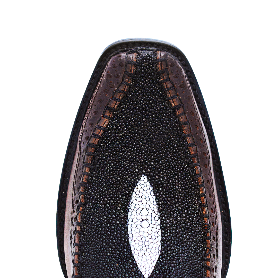 Bota Vaquera Modelo Caudal en Piel de Mantarraya Original
