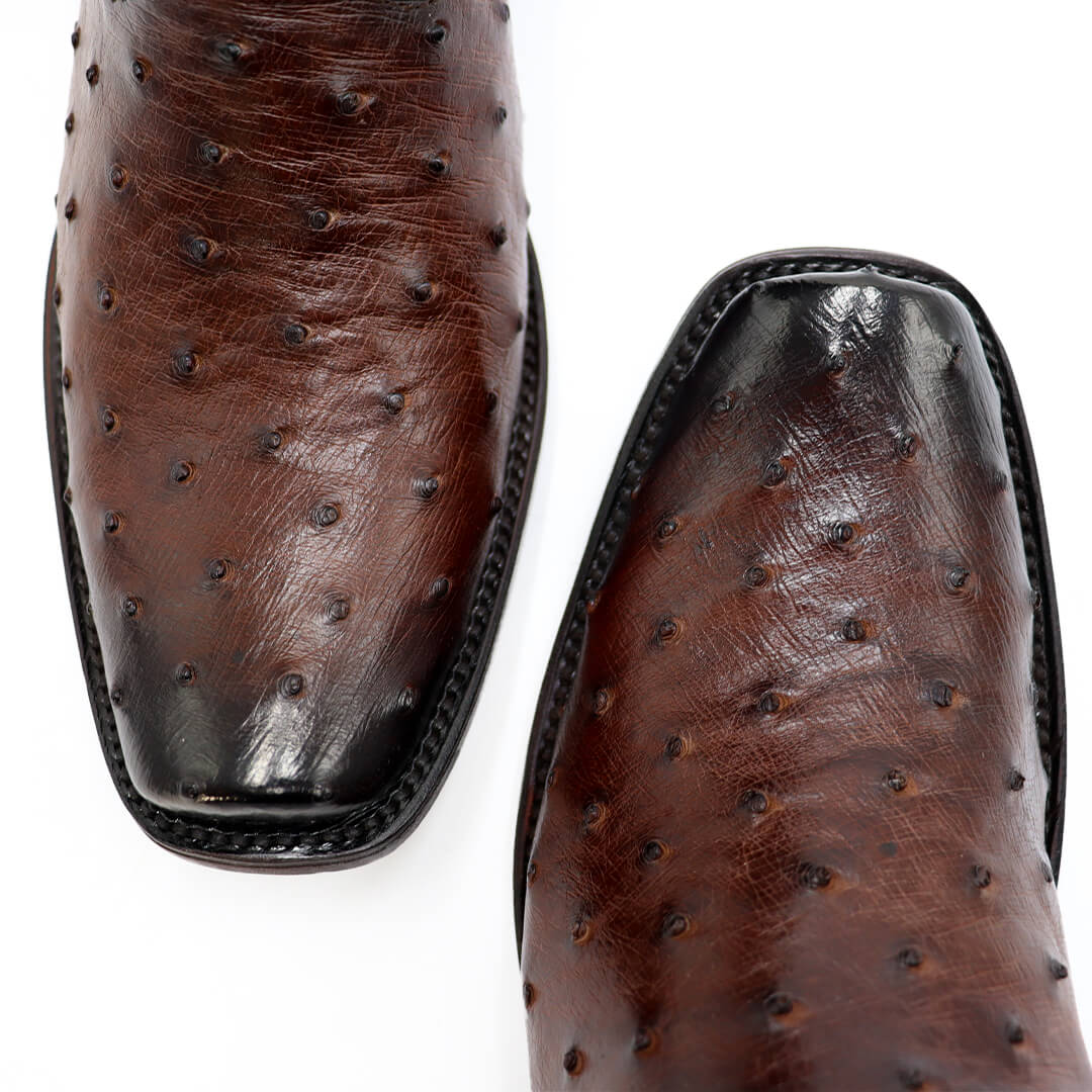 Rio Model Cowboy Boot in Original Ostrich Leather