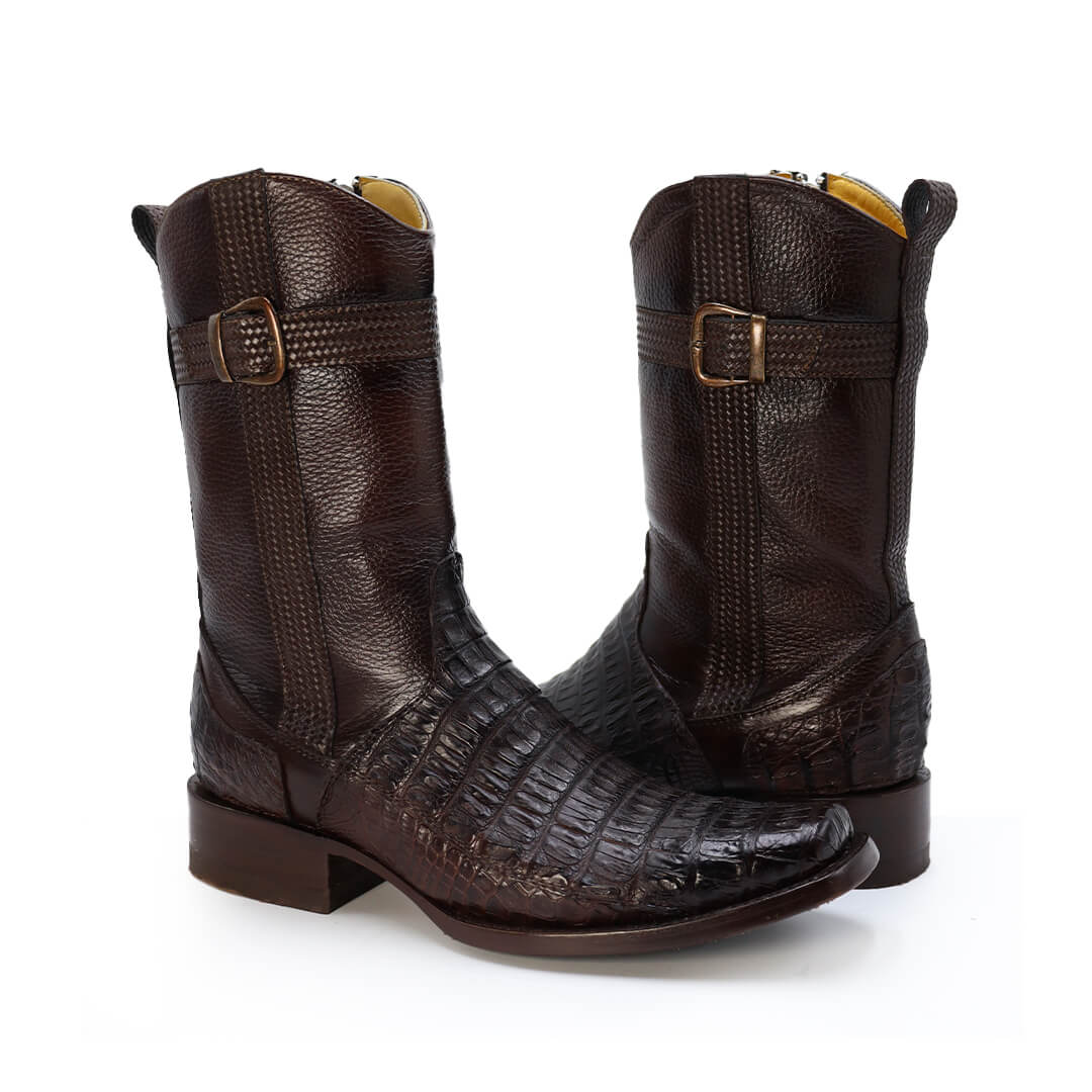Crocodile skin cowboy boot, Fenix model