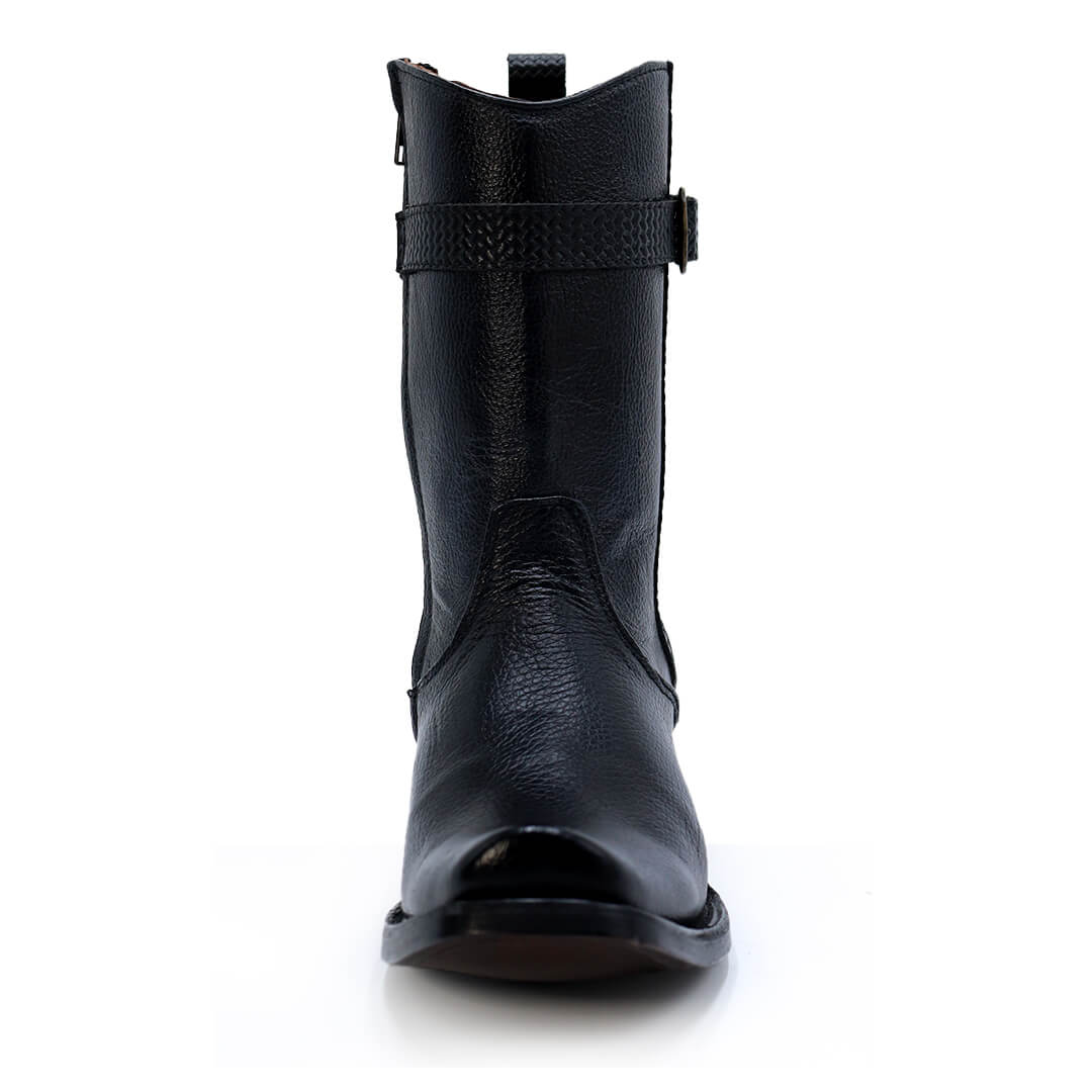 Bota Vaquera Modelo Brandy en Piel de Venado Original
