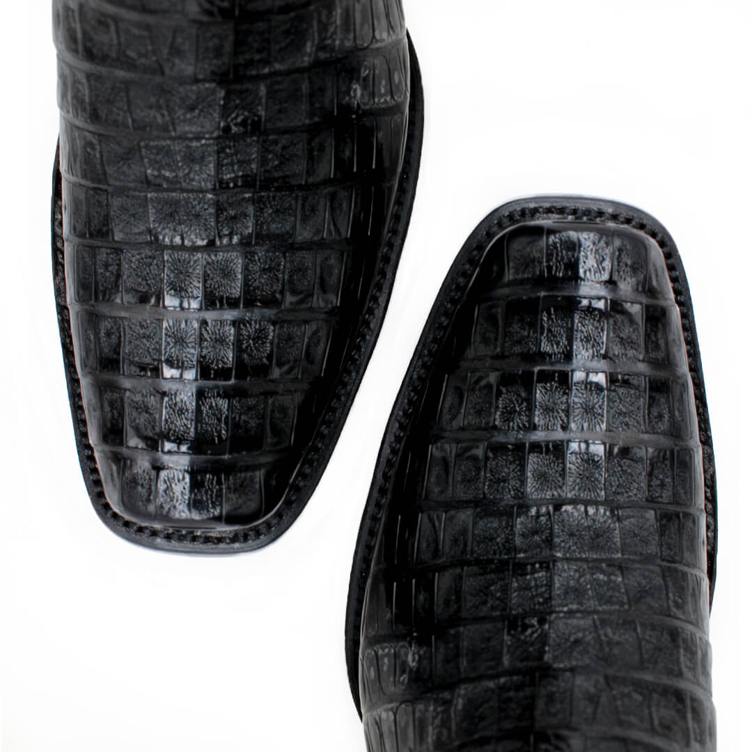 Original crocodile skin cowboy boot, Eco model