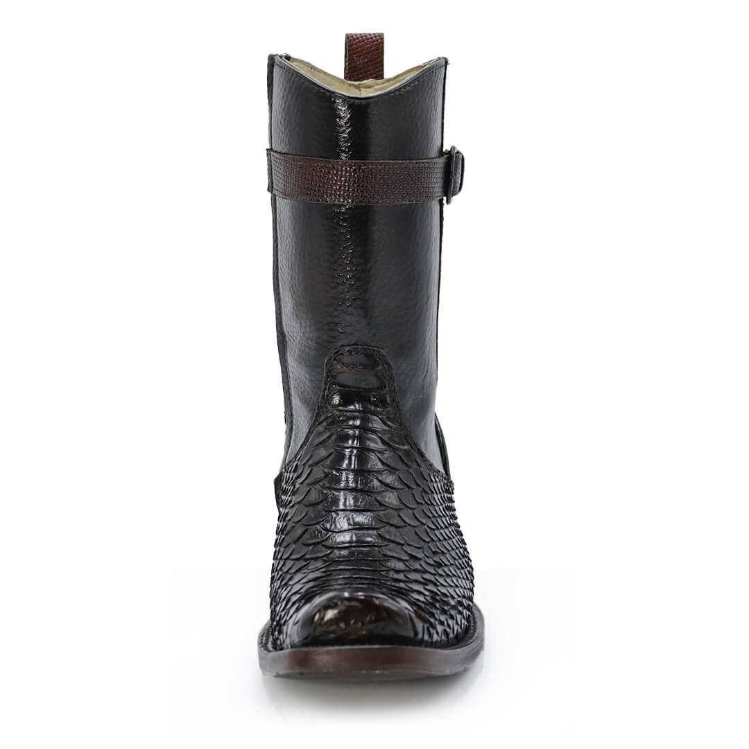 Bota vaquera en piel original de pitón modelo Centaurus