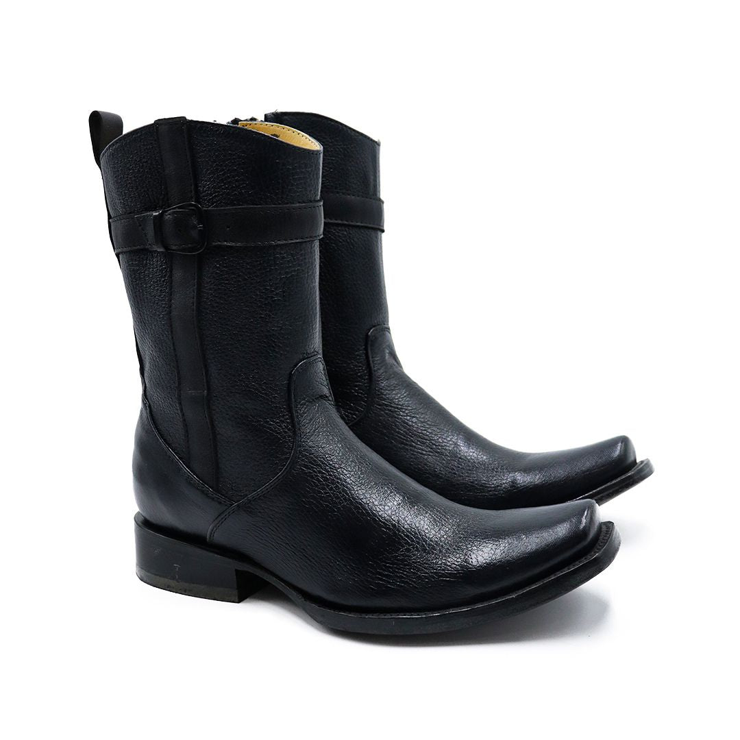 Bota Vaquera Modelo Brandy en Piel de Venado Original
