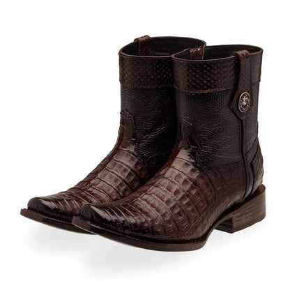 Botín vaquero en piel de cocodrilo original modelo Eco