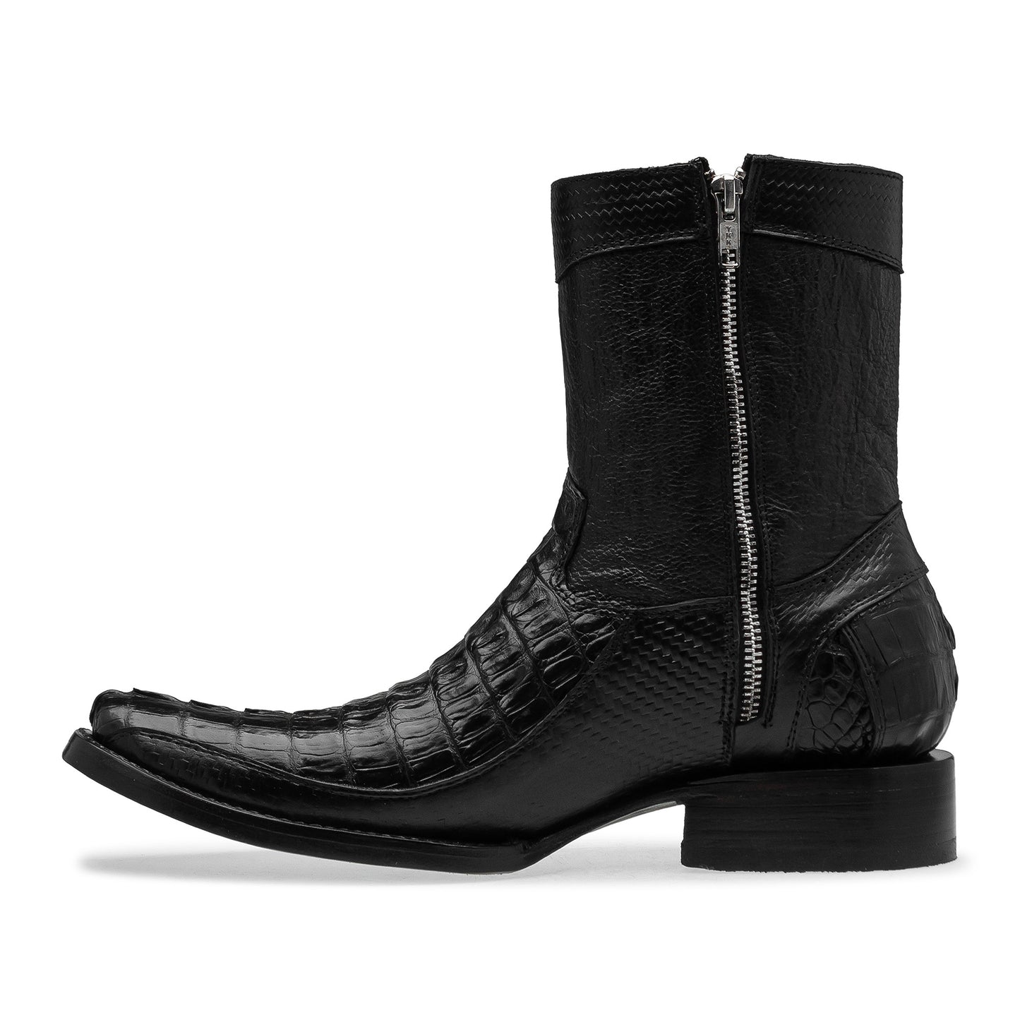 Original crocodile leather cowboy boot, Horizon model
