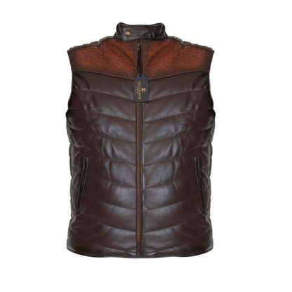 Fur-Inlaid Vest