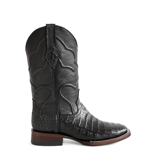 Bota bulldog en piel de cocodrilo mod. Rex