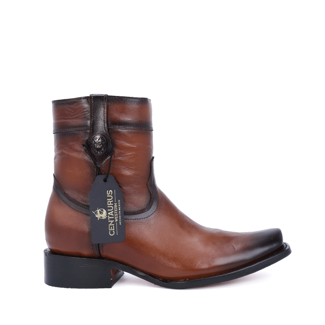 Cimarron cowhide cowboy boot