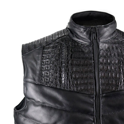 Original leather vest Sendero model