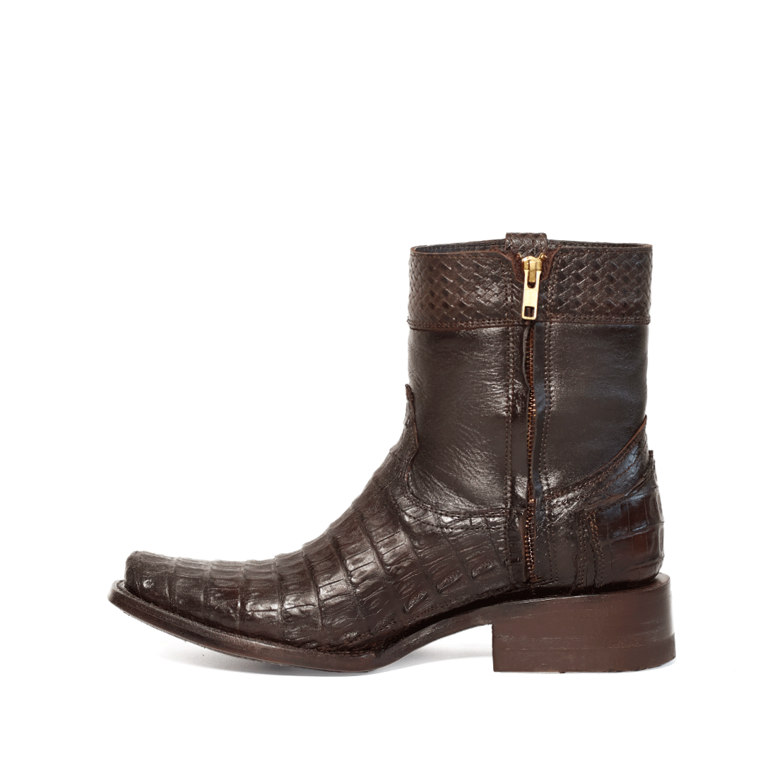 Botín vaquero en piel de cocodrilo original modelo Eco