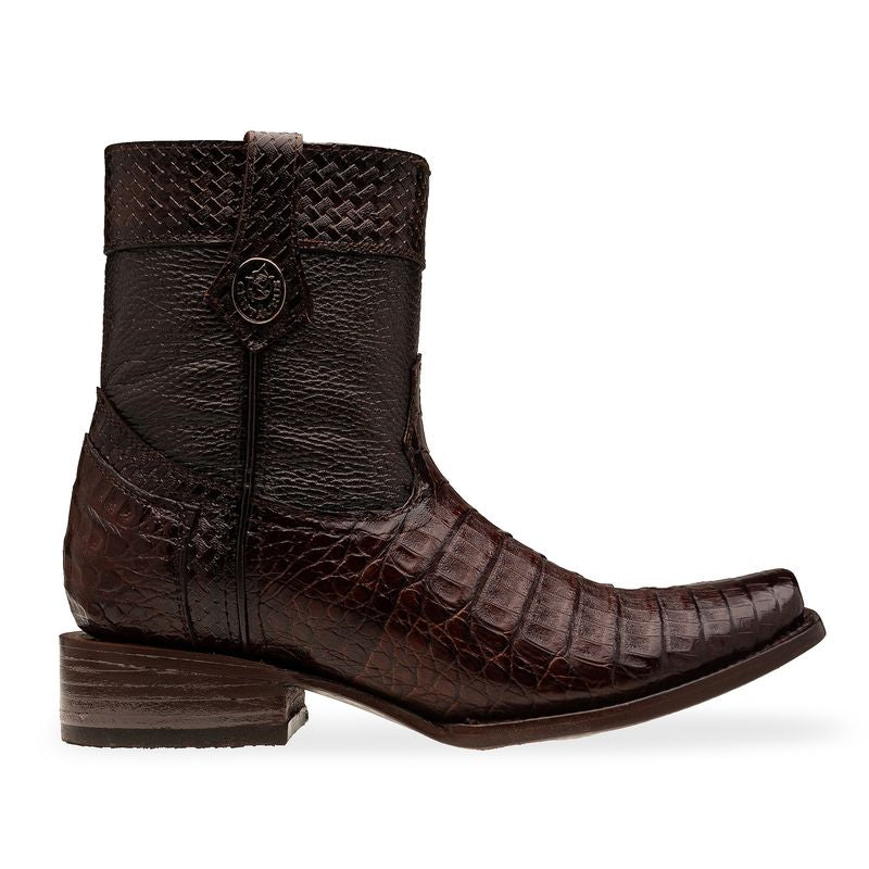 Botín vaquero en piel de cocodrilo original modelo Eco