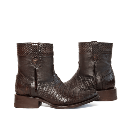 Botín vaquero en piel de cocodrilo original modelo Eco