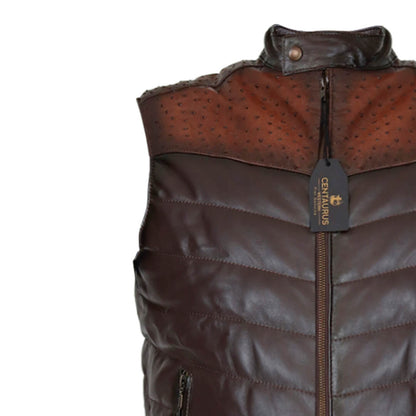 Fur-Inlaid Vest