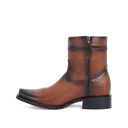 Cimarron cowhide cowboy boot