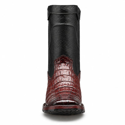 Botin vaquero de piel original de cocodrilo modelo oeste