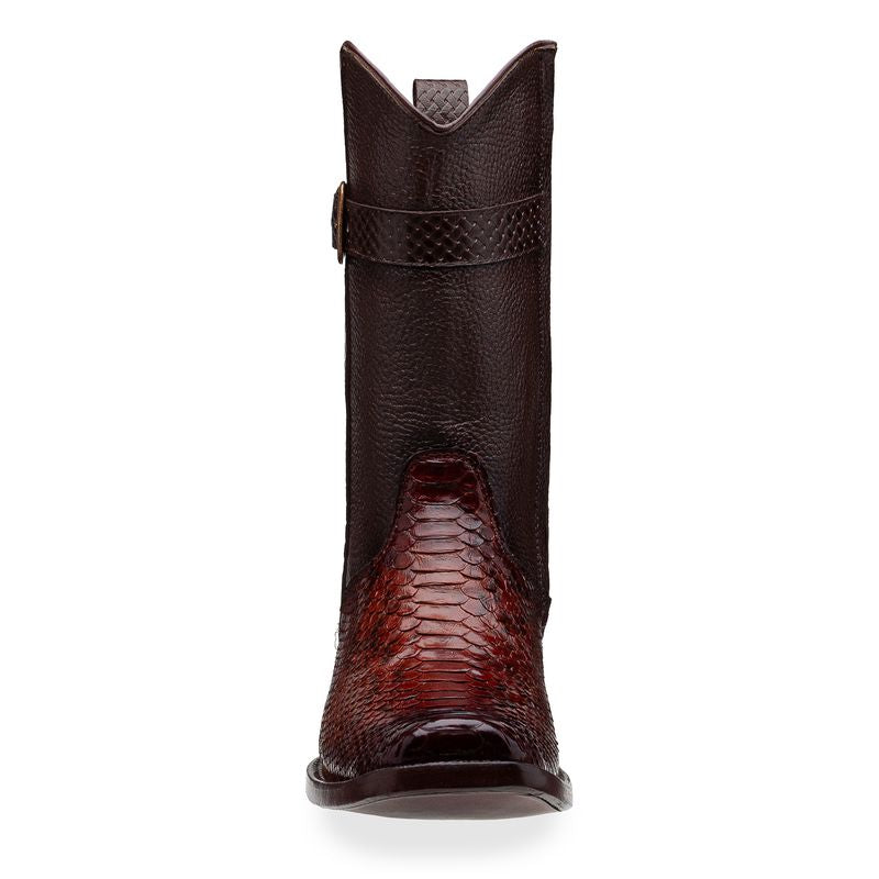Bota vaquera en piel original de pitón modelo Centaurus