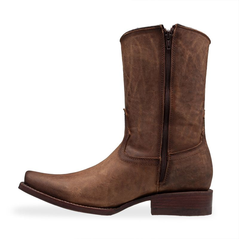 Bota vaquera de piel de res original modelo Dorado
