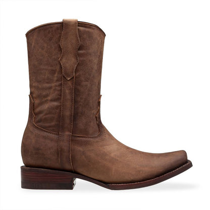 Bota vaquera de piel de res original modelo Dorado