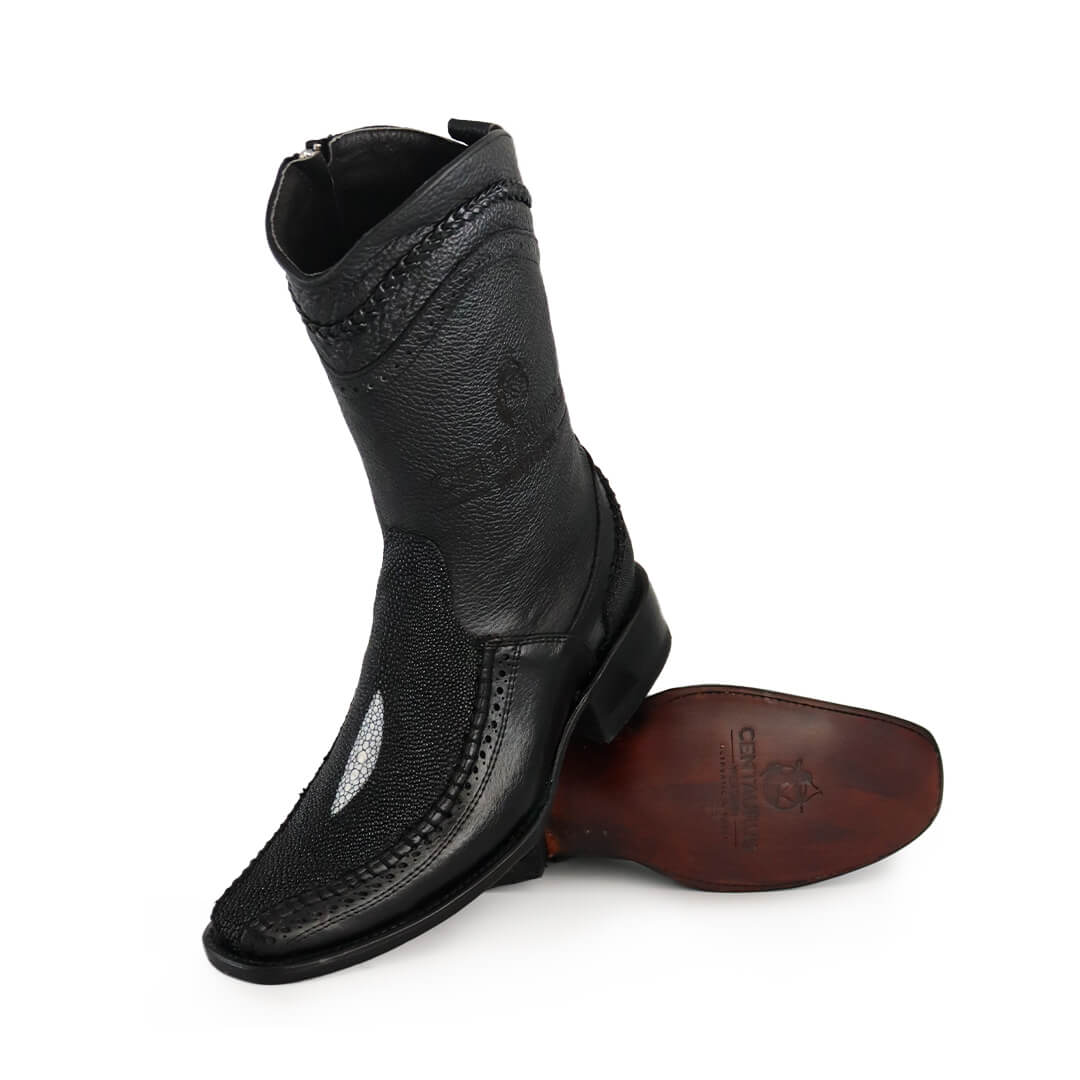 Caudal Model Cowboy Boot in Stingray Leather