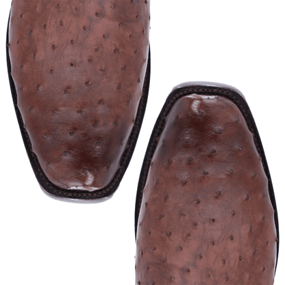 Eco model ostrich leather cowboy boot