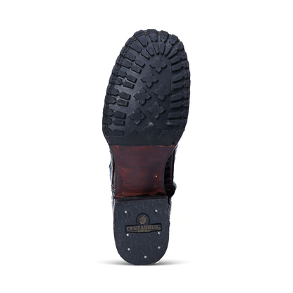 Botin vaquero de piel original de cocodrilo modelo oeste