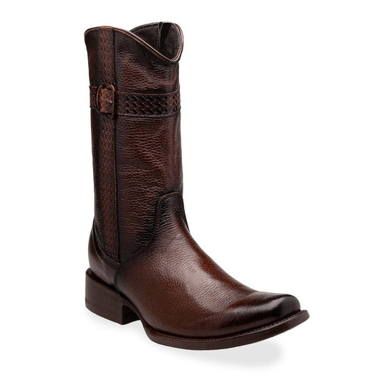 Bota Vaquera Modelo Brandy en Piel de Venado Original