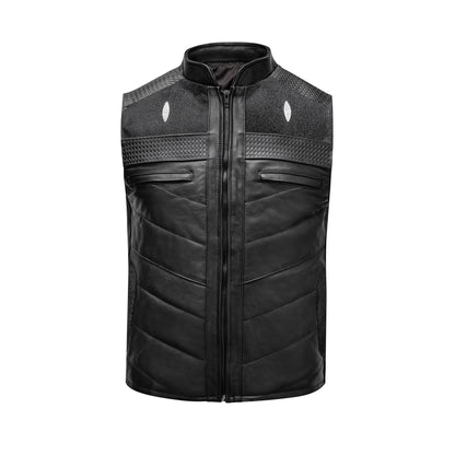 Genuine Stingray Leather Vest, Diamond Model
