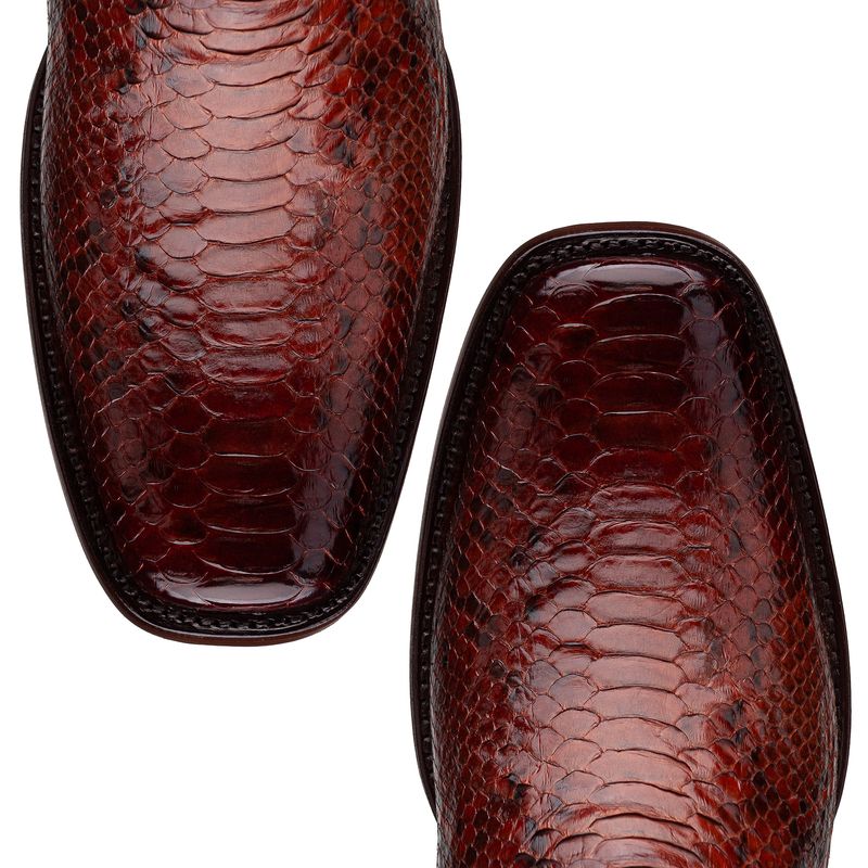 Bota vaquera en piel original de pitón modelo Centaurus
