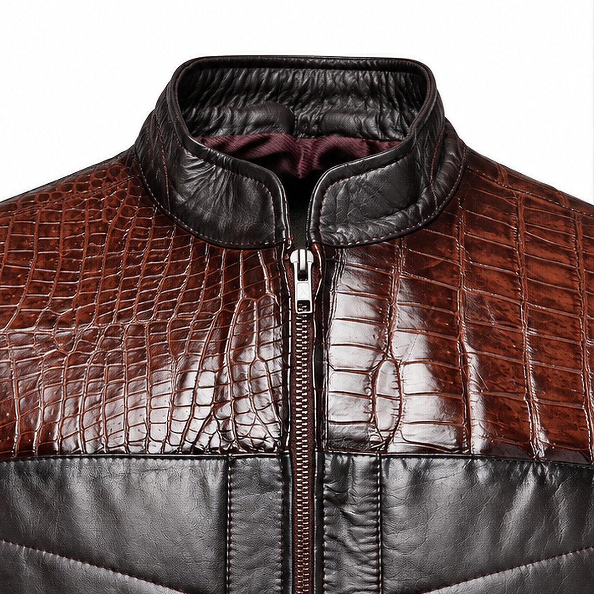 Original leather vest Sendero model