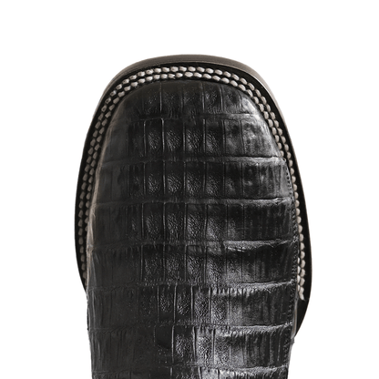 Bulldog boot in crocodile leather, model Rex
