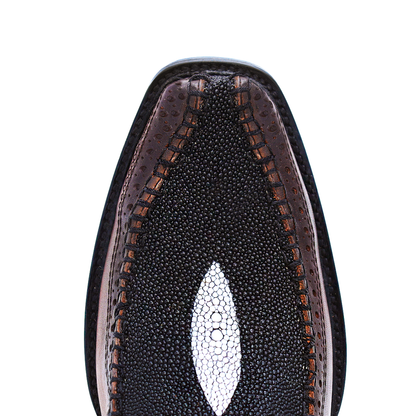 Bota Vaquera Modelo Caudal en Piel de Mantarraya Original