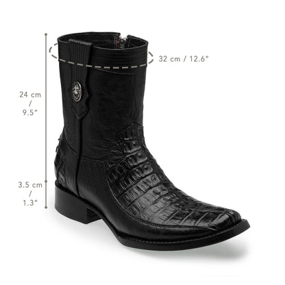 Original crocodile leather cowboy boot, Horizon model