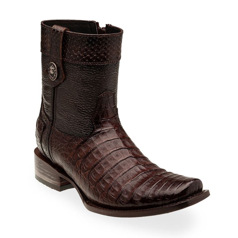 Botín vaquero en piel de cocodrilo original modelo Eco