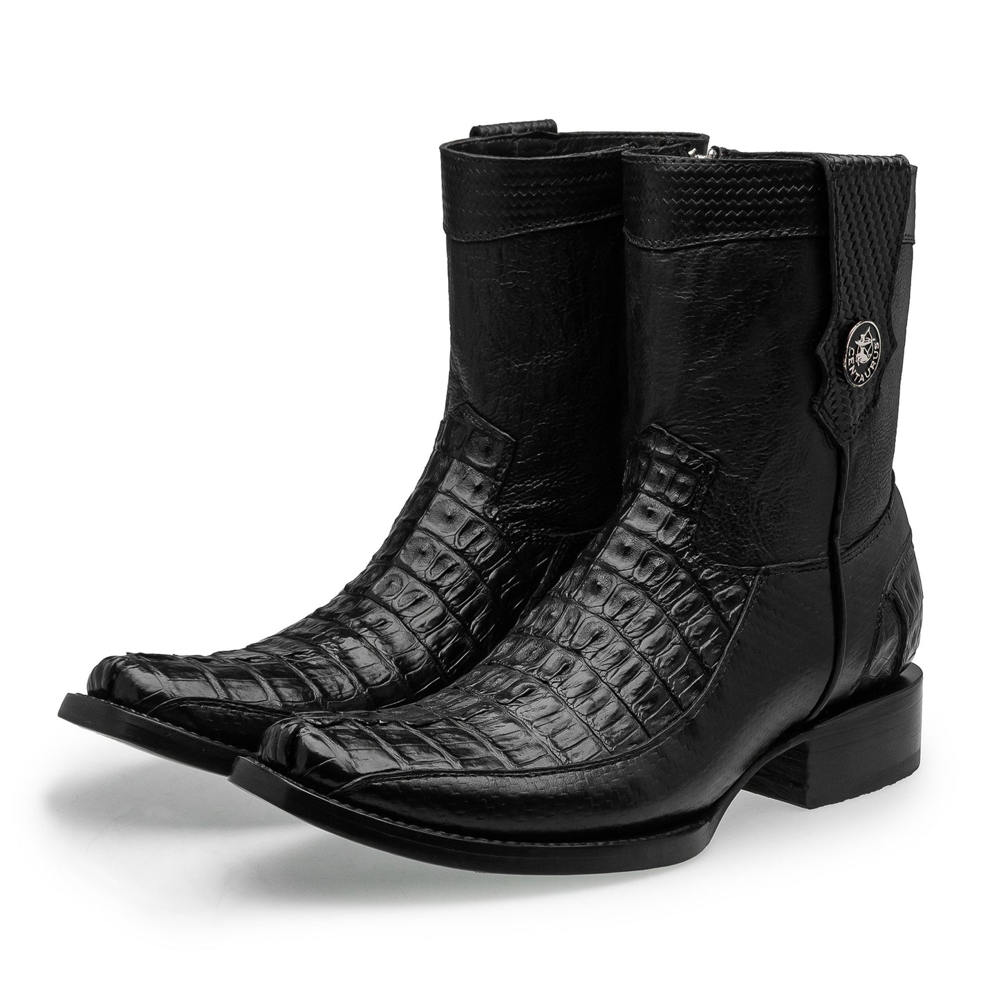 Original crocodile leather cowboy boot, Horizon model