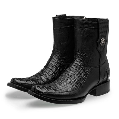 Original crocodile leather cowboy boot, Horizon model