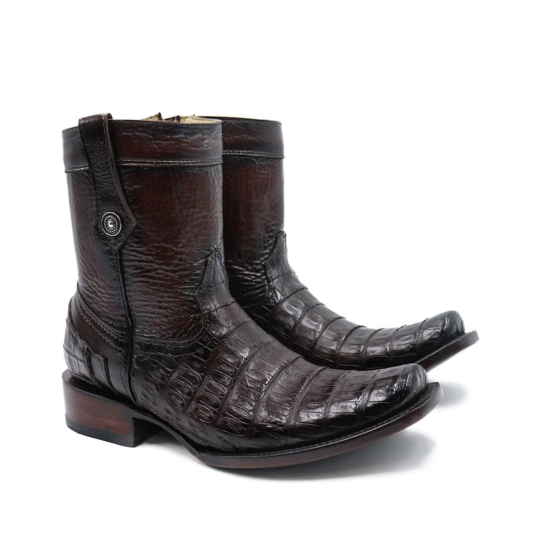 Original crocodile skin cowboy boot, Eco model