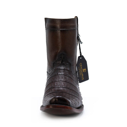 Original crocodile skin cowboy boot, Eco model
