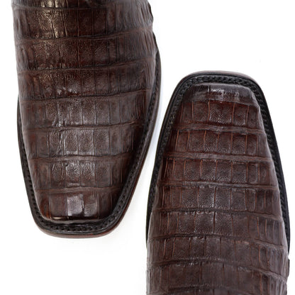 Original crocodile skin cowboy boot, Eco model