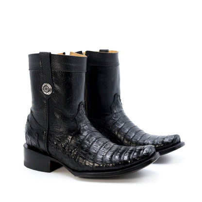 Original crocodile skin cowboy boot, Eco model