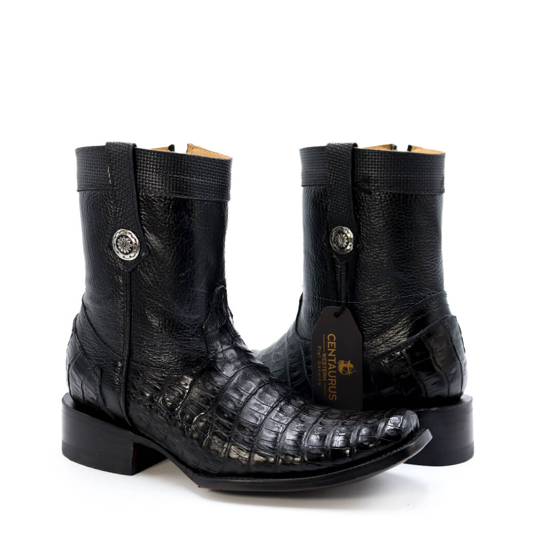 Original crocodile skin cowboy boot, Eco model