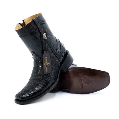 Original crocodile skin cowboy boot, Eco model