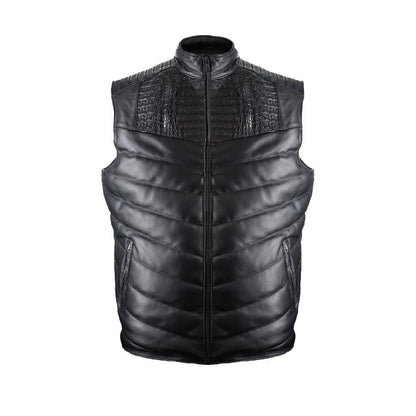 Original leather vest Sendero model